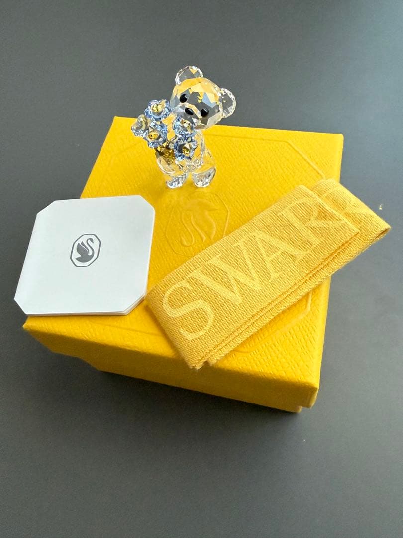 新品　スワロフスキー Krisベア Forget-me-not