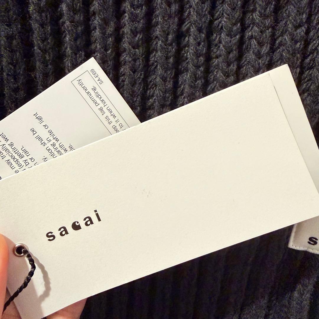 D*様 新品 sacai Carhartt Duck Wool Knit bla