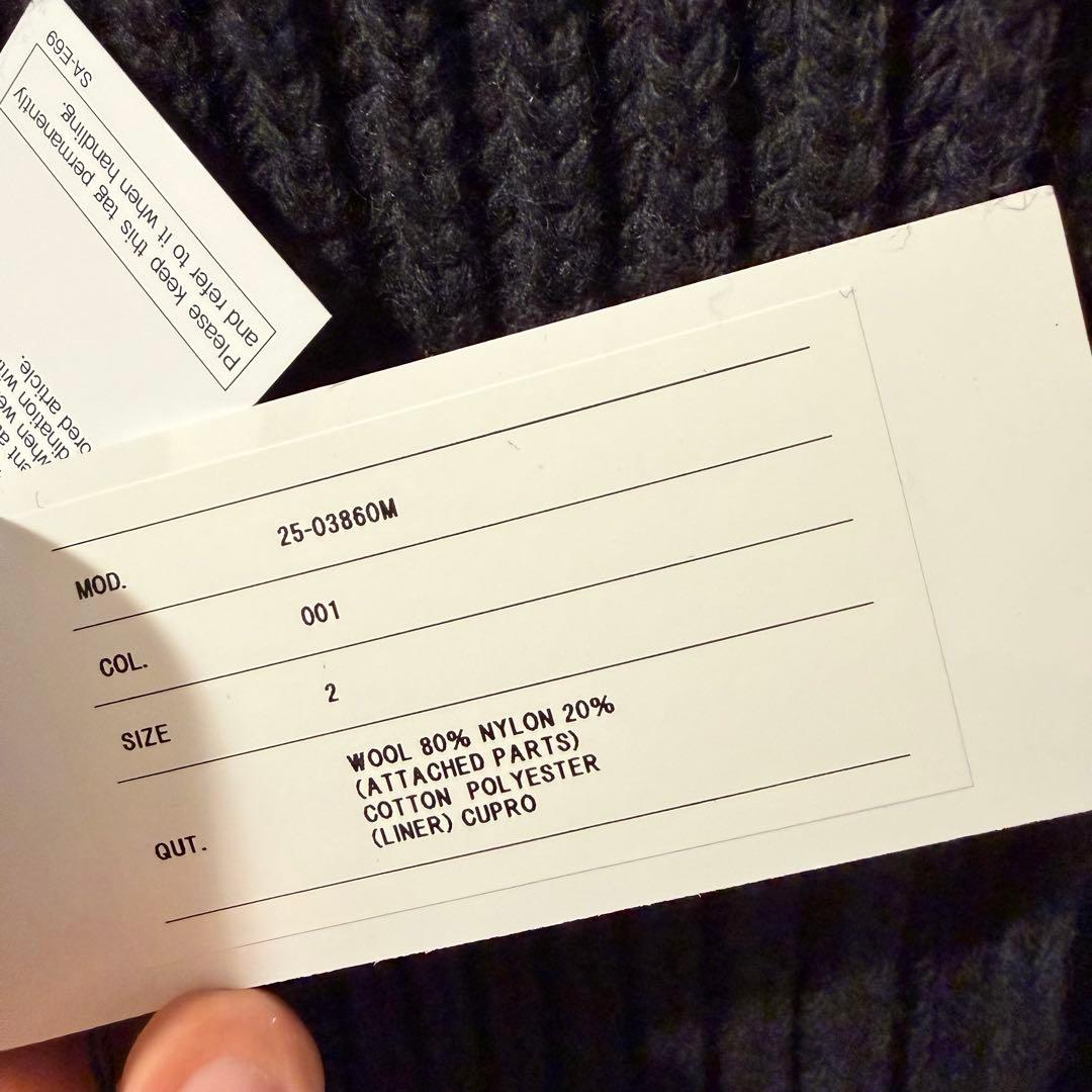 D*様 新品 sacai Carhartt Duck Wool Knit bla