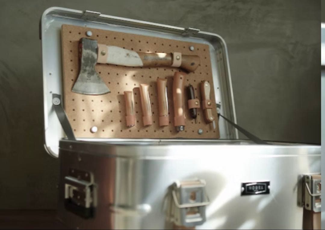 nodel design アルミ　コンテナ　スタンド　レザーキット　セット