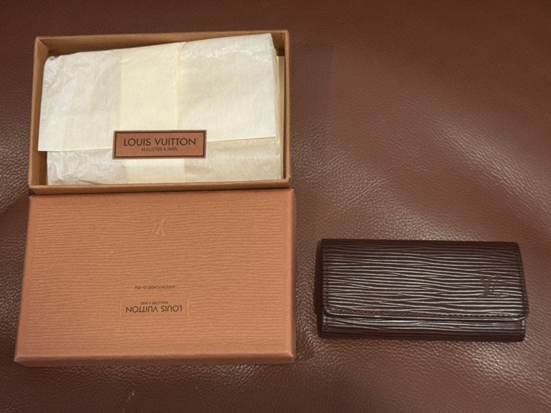 未使用！ルイ・ヴィトンエピキーケースモカブラウン