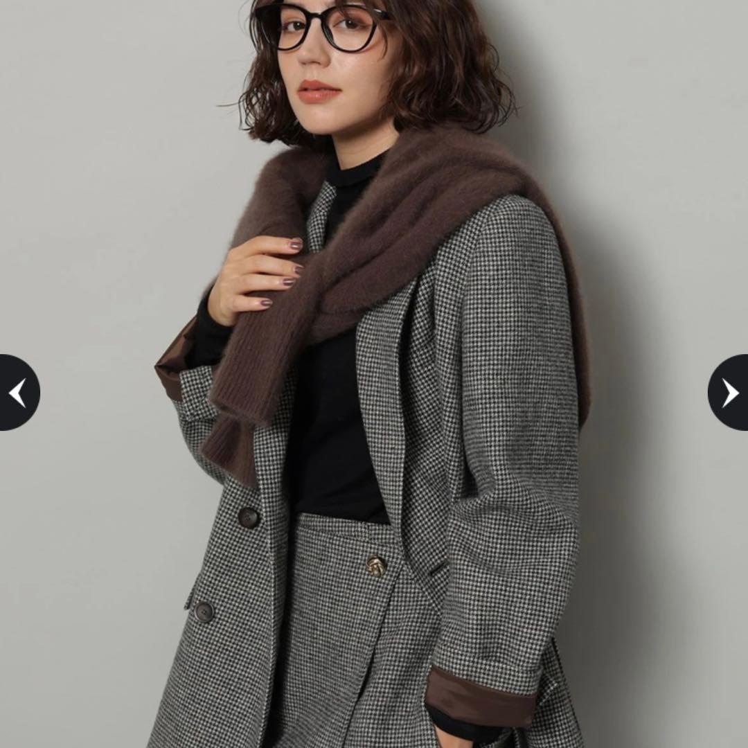 新品タグ付 Arpege story Wボタンジャコット Sサイズ