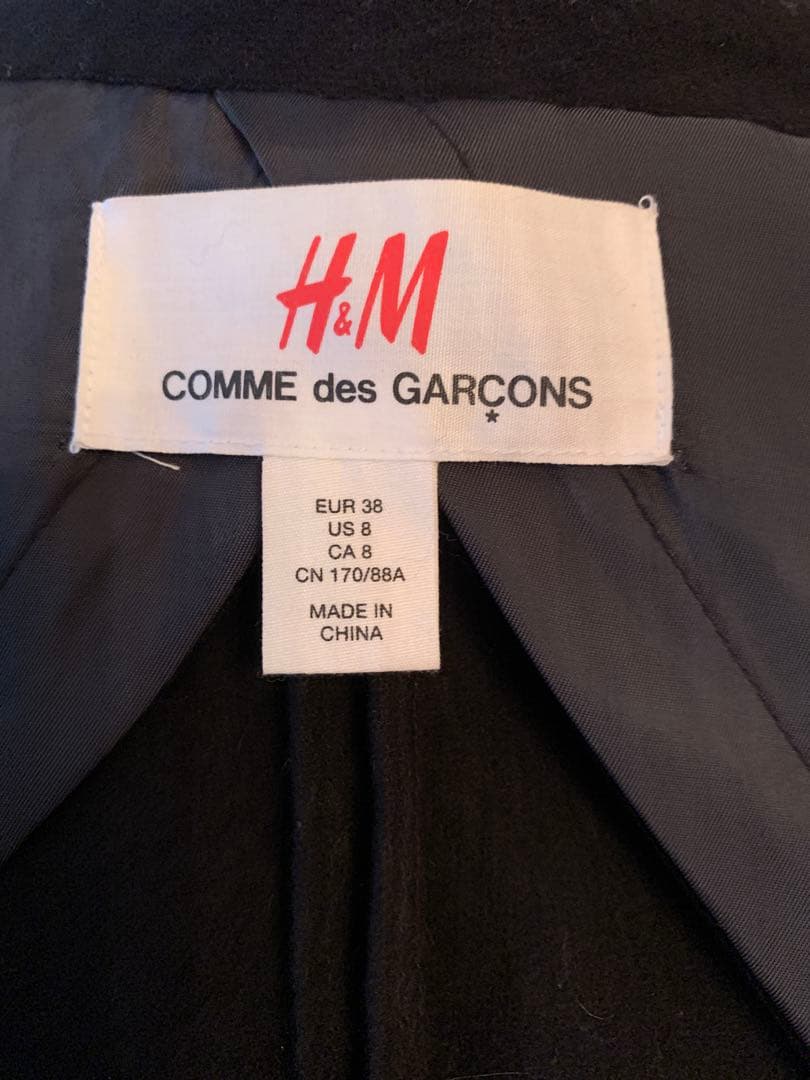 コムデギャルソン】燕尾 ジャケット Ｈ&Mコラボ ヴィンテージ サイズ38