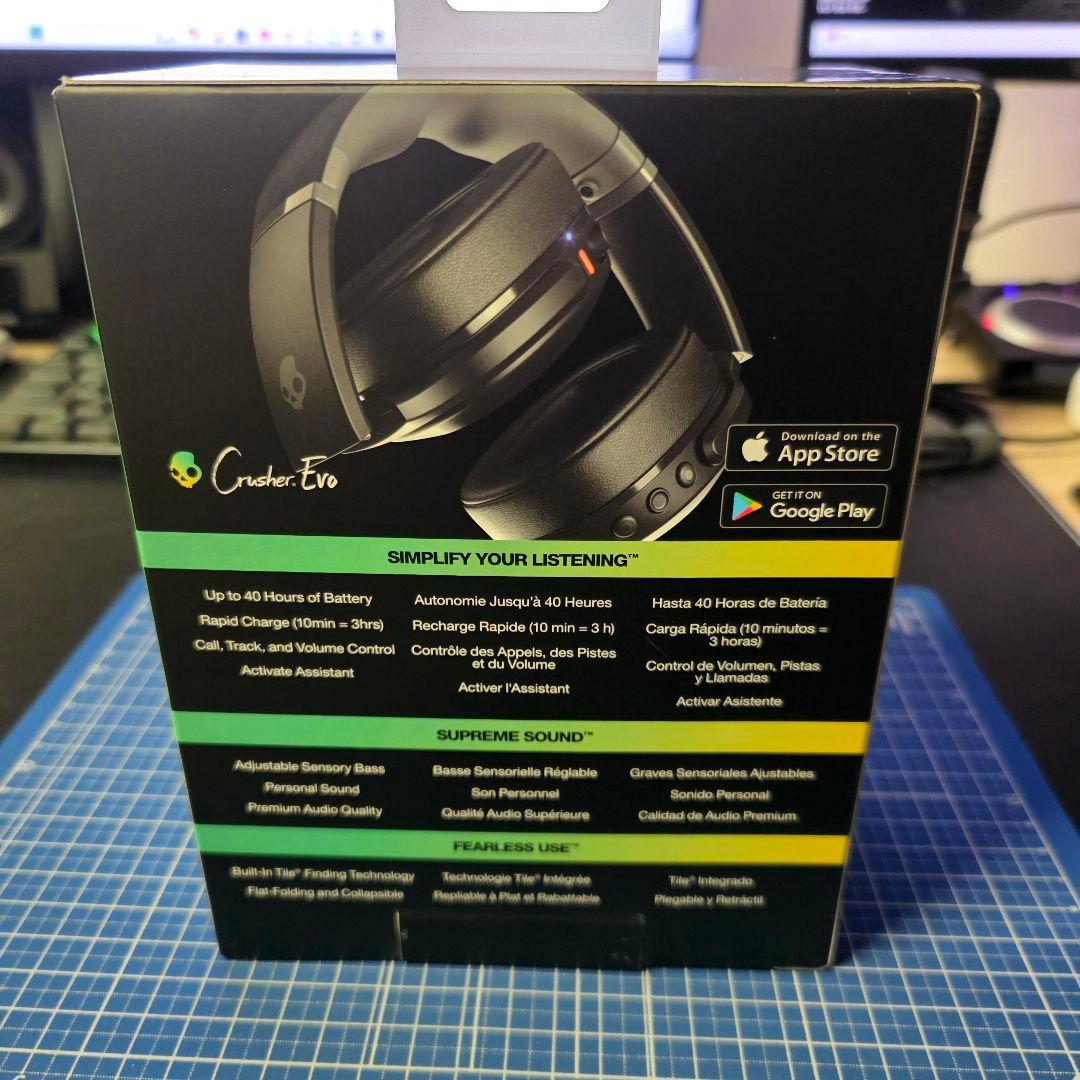 【Skullcandy】Crusher Evo　ワイヤレスヘッドホン