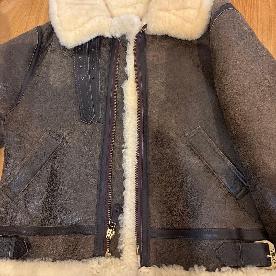 AVIREX TYPE B-3 ムートン フライトジャケット サイズ38