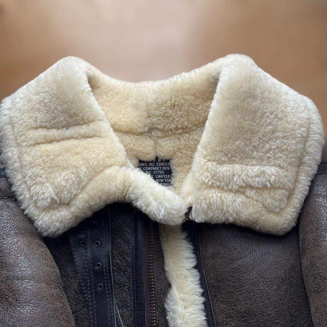 AVIREX TYPE B-3 ムートン フライトジャケット サイズ38