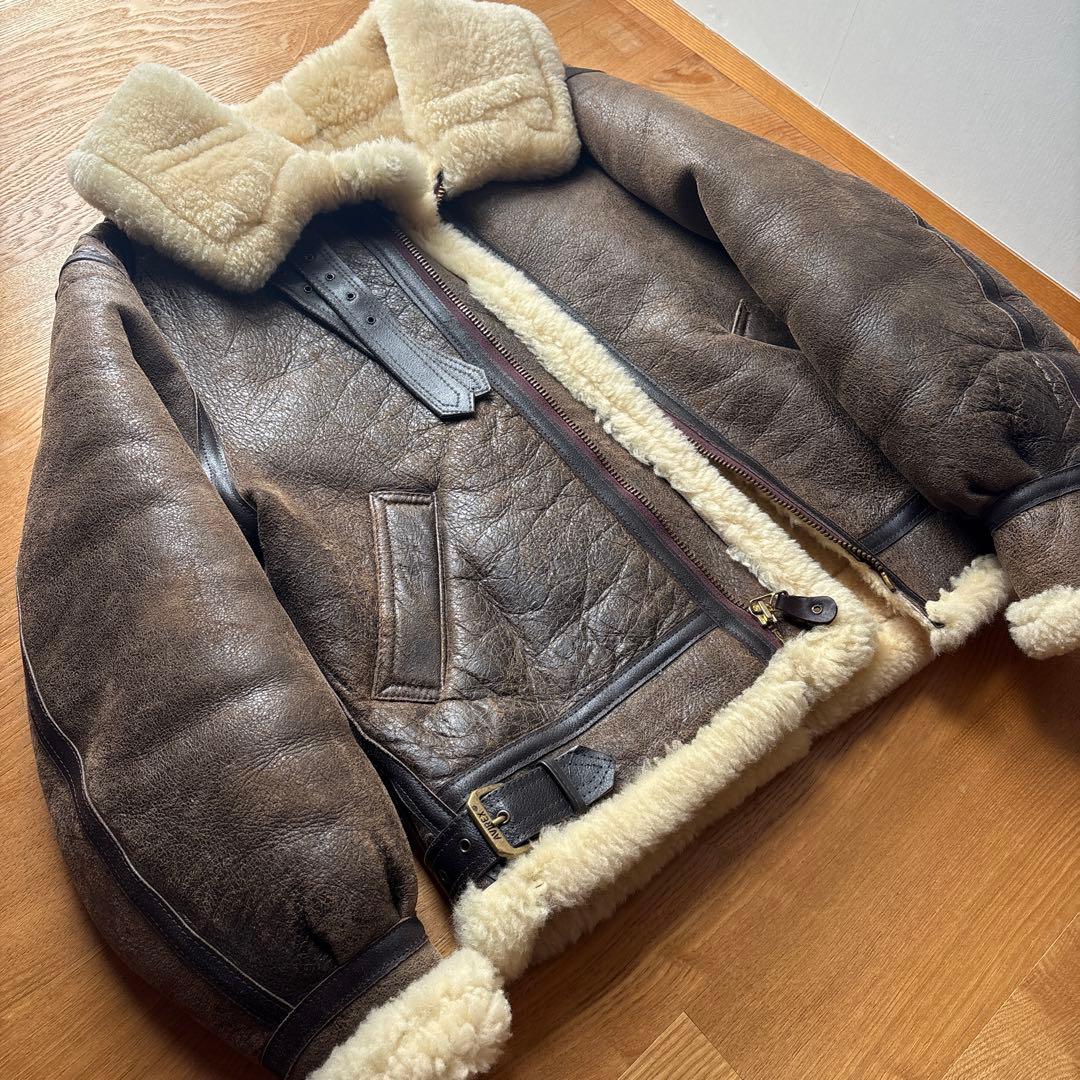 AVIREX TYPE B-3 ムートン フライトジャケット サイズ38