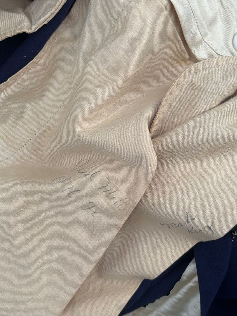 50s~60s ギャバジンスラックス ネイビー　ウール　ギャバスラ