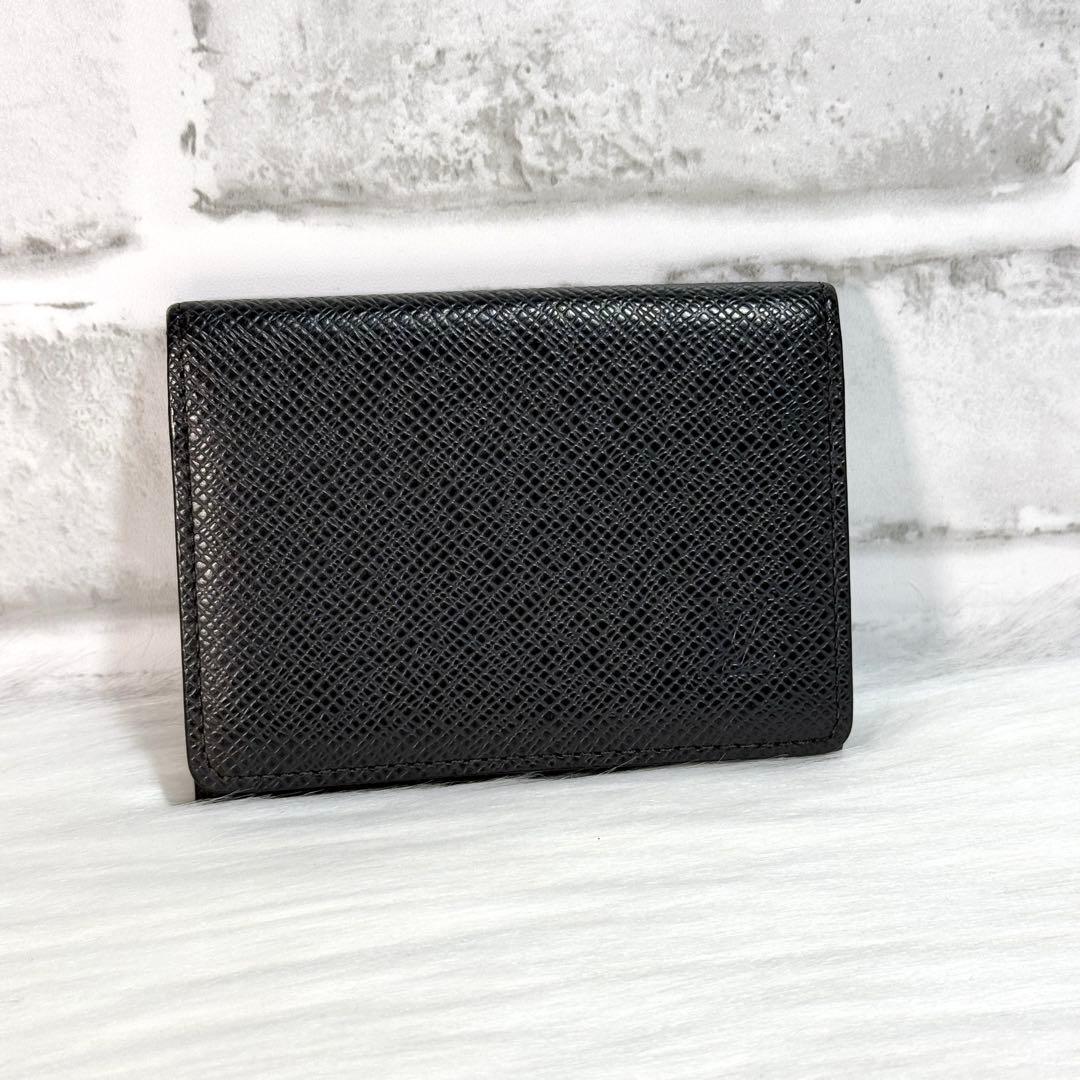 極美品 ルイヴィトン タイガ カードケース 名刺入れ アンヴェロップ カルト 黒