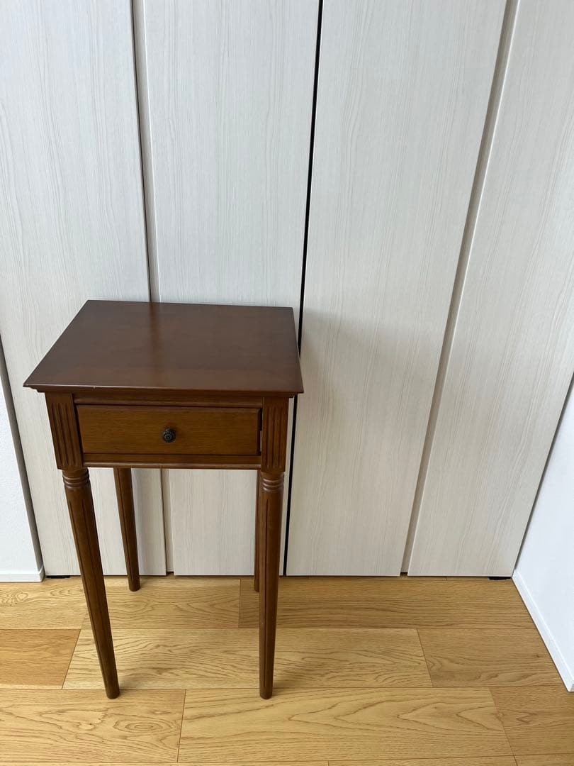 【良品】アンティーク風 コンソールテーブル サイドテーブル