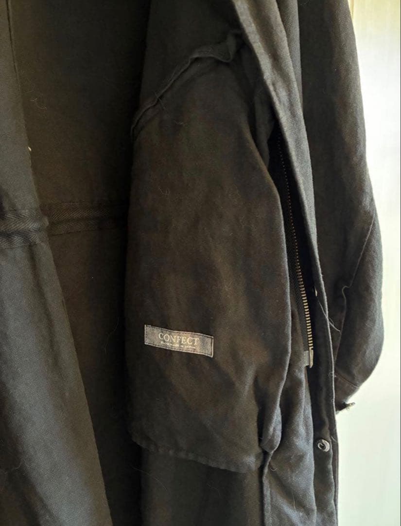 nestrobe confect 22AW「コットンリネンオックスモッズコート」