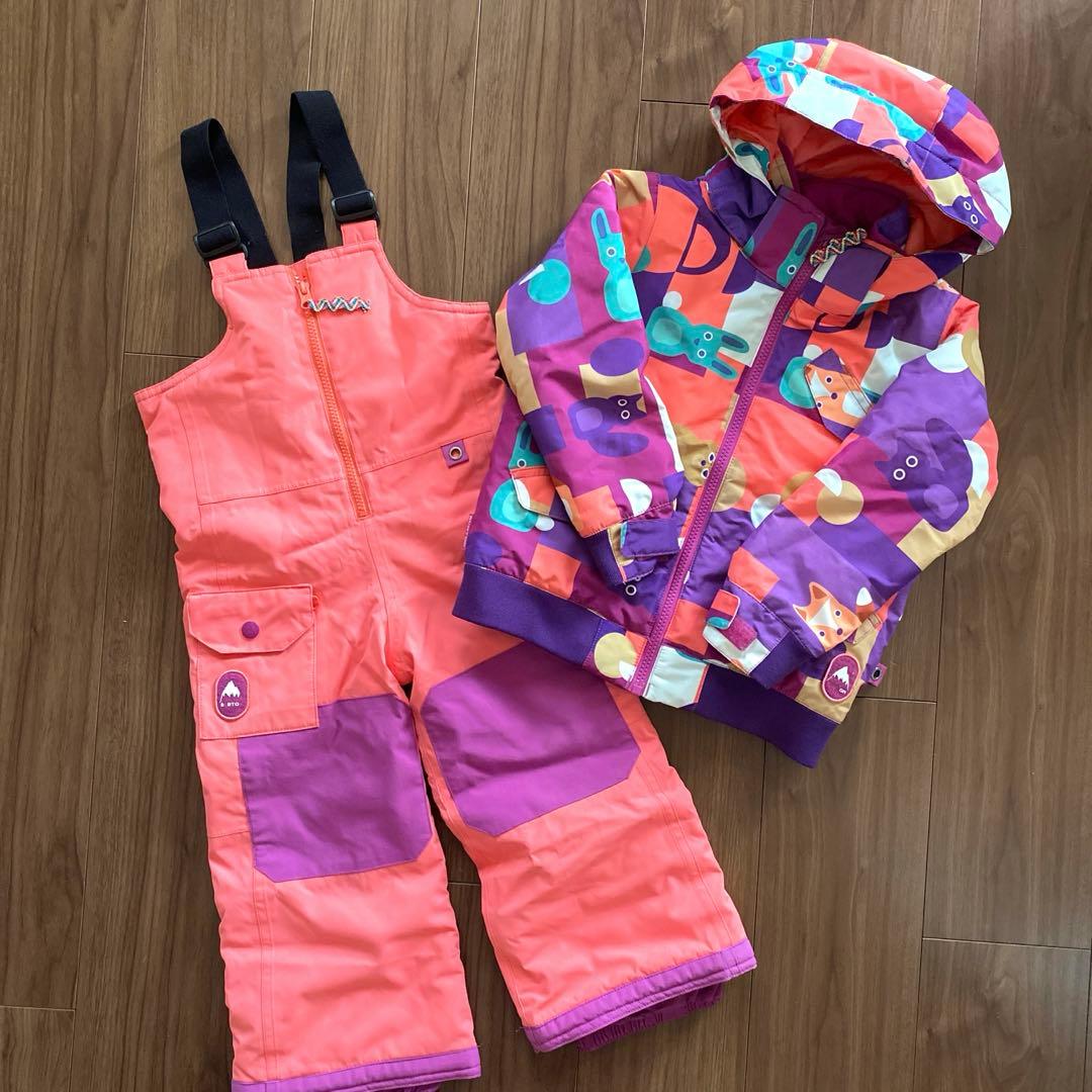 Burton 子供用スキーウェア 上下セット 3T/2T