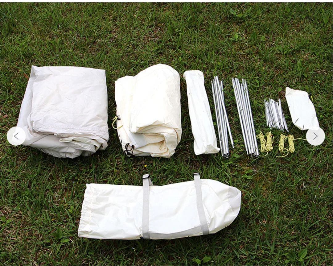 【新品未使用】山と食欲と私 コラボ　テント　ホワイト