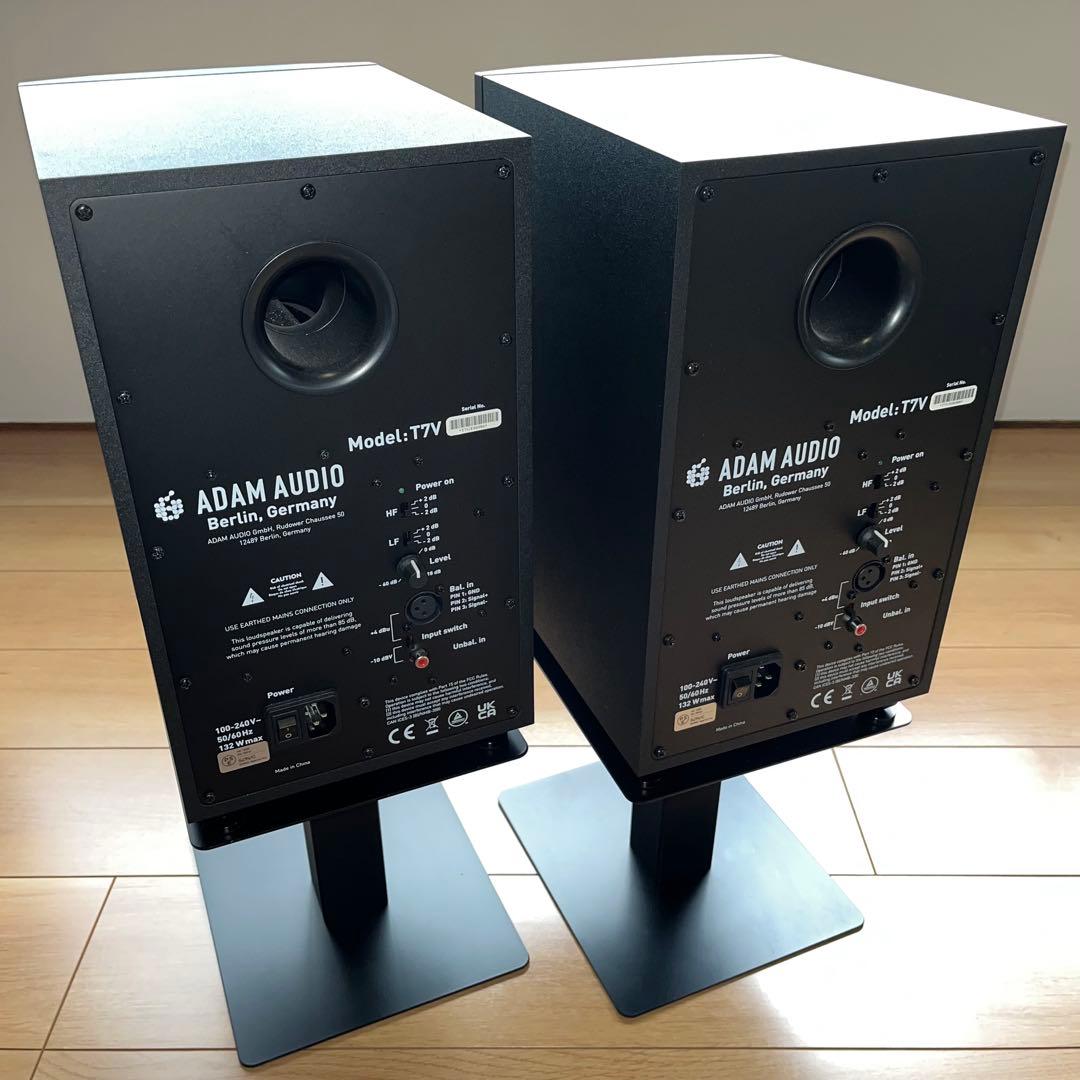 ADAM AUDIO T7V モニタースピーカー ペア ケーブル＋スタンドセット