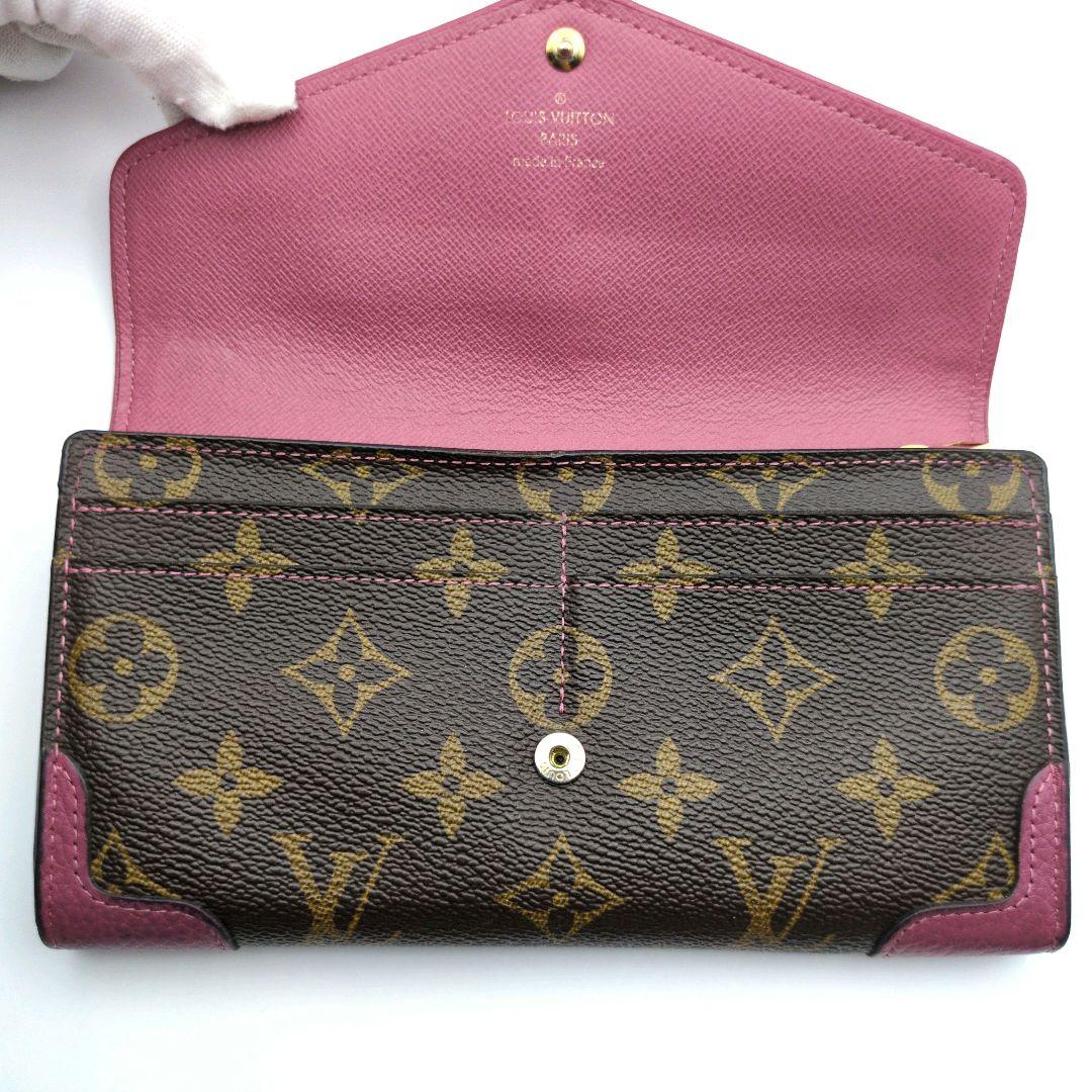 希少色 美品 ルイヴィトン ポルトフォイユ サラ レティーロ モノグラム ピンク