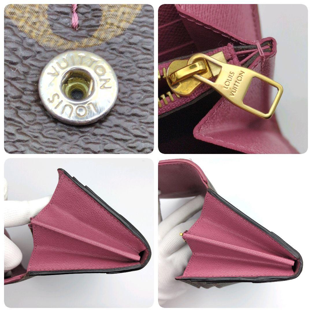 希少色 美品 ルイヴィトン ポルトフォイユ サラ レティーロ モノグラム ピンク