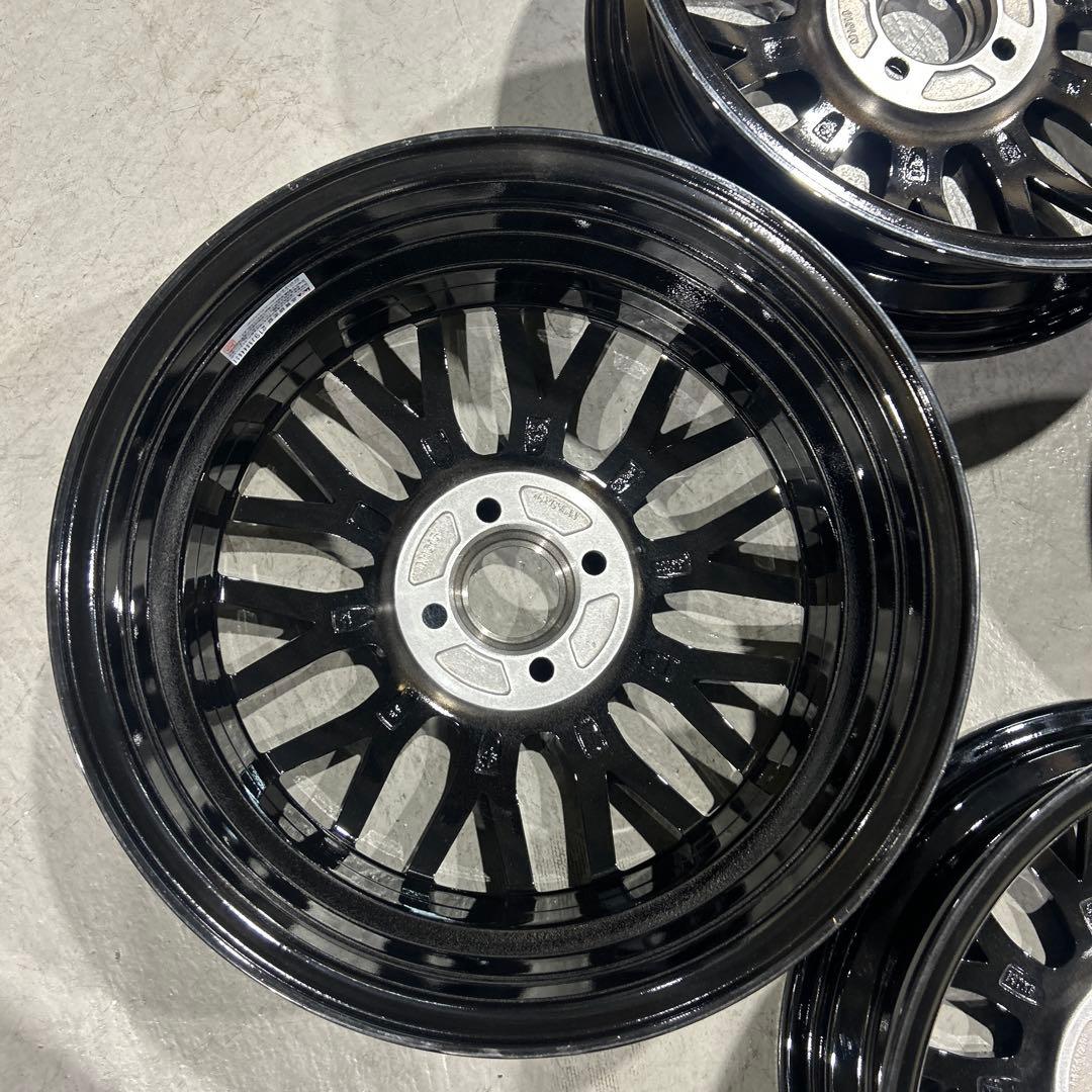 16インチ クローム ブラック ホイール 4本セット