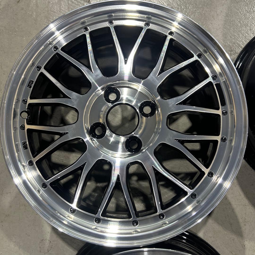16インチ クローム ブラック ホイール 4本セット