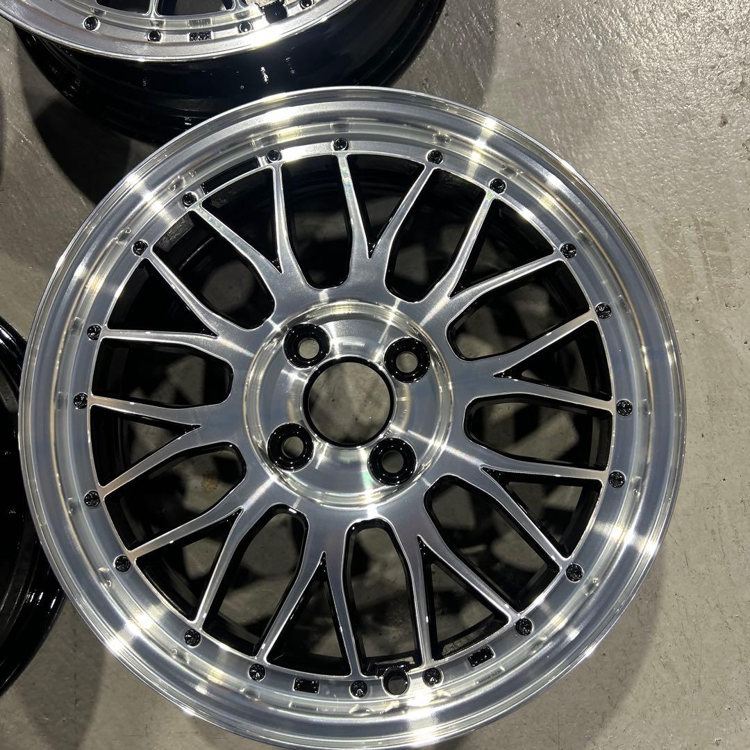 16インチ クローム ブラック ホイール 4本セット