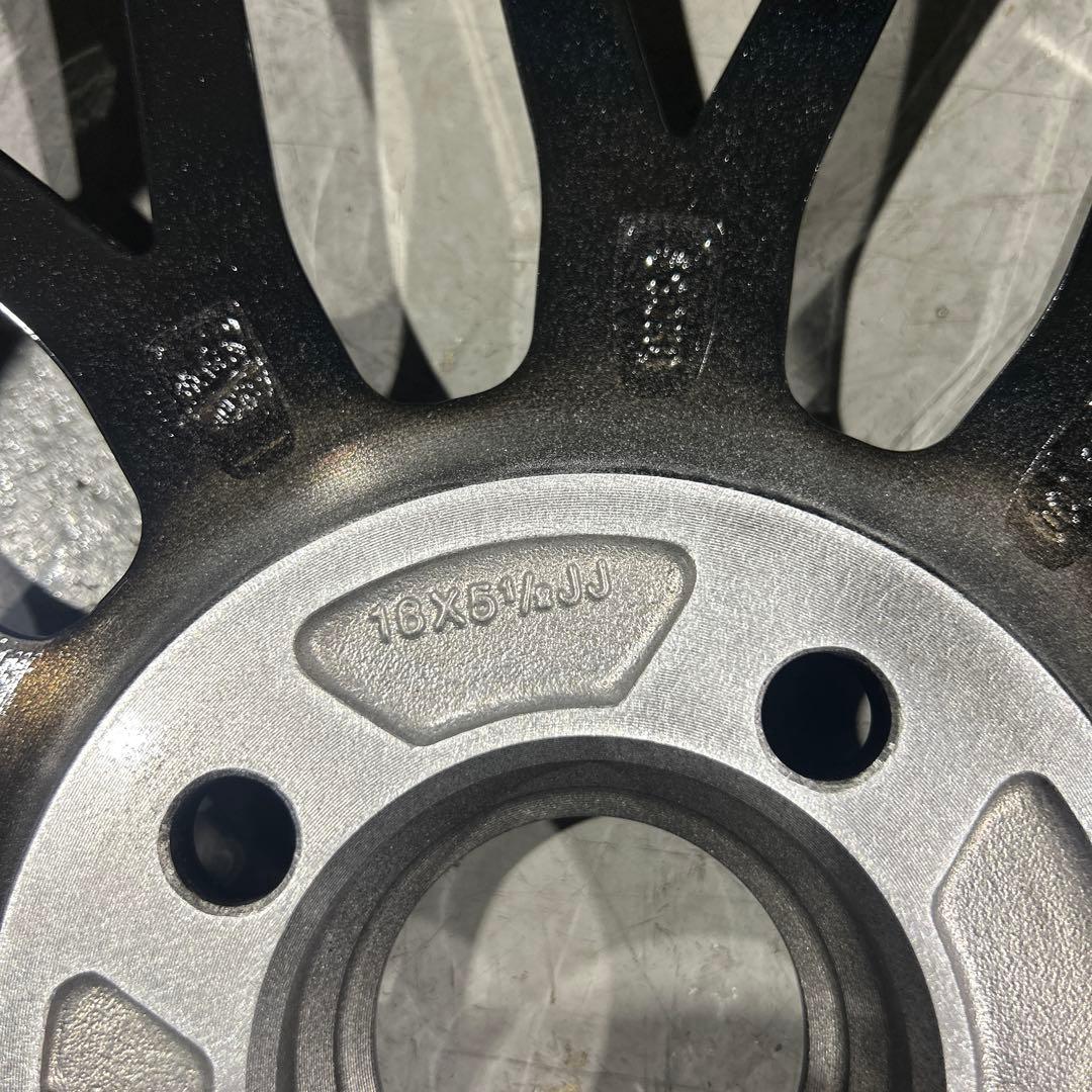 16インチ クローム ブラック ホイール 4本セット