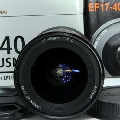 ❤️超広角Lレンズ☆Canon EF17-40mm F4 L USM♪元箱付❤️