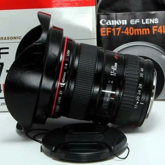 ❤️超広角Lレンズ☆Canon EF17-40mm F4 L USM♪元箱付❤️