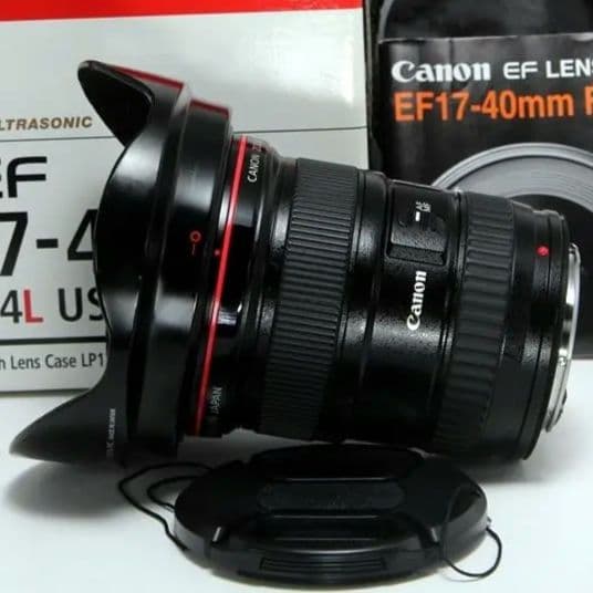 ❤️超広角Lレンズ☆Canon EF17-40mm F4 L USM♪元箱付❤️