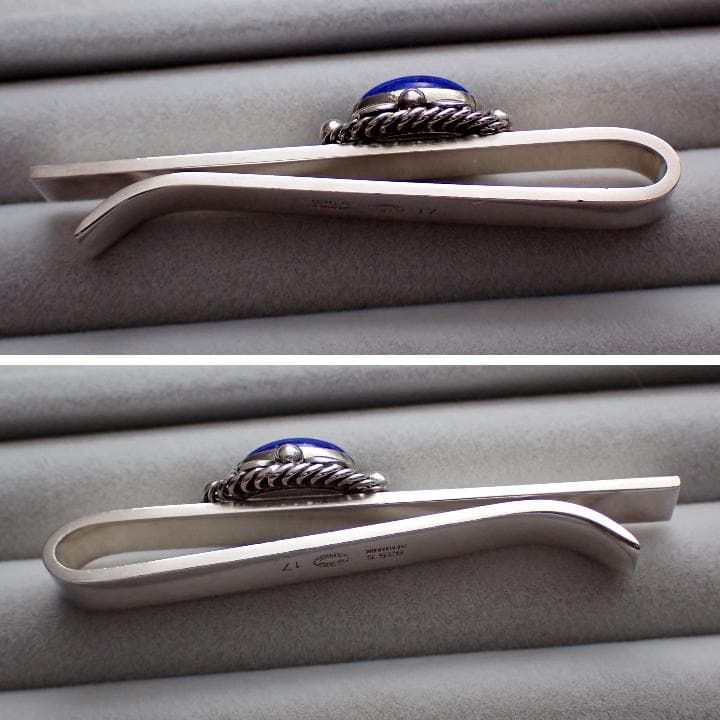 【正規品】ジョージジェンセン ラピスラズリ ♯17 シルバー925 ネクタイピン