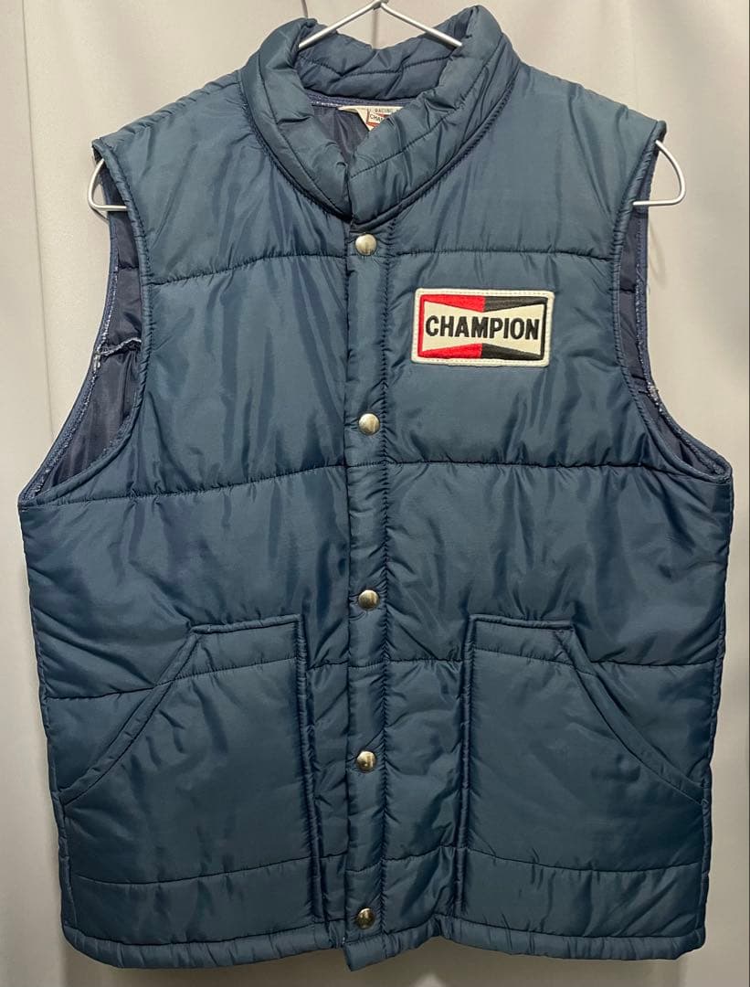 70s CHAMPION SPARK PLUGS VEST タグ付 オフィシャル