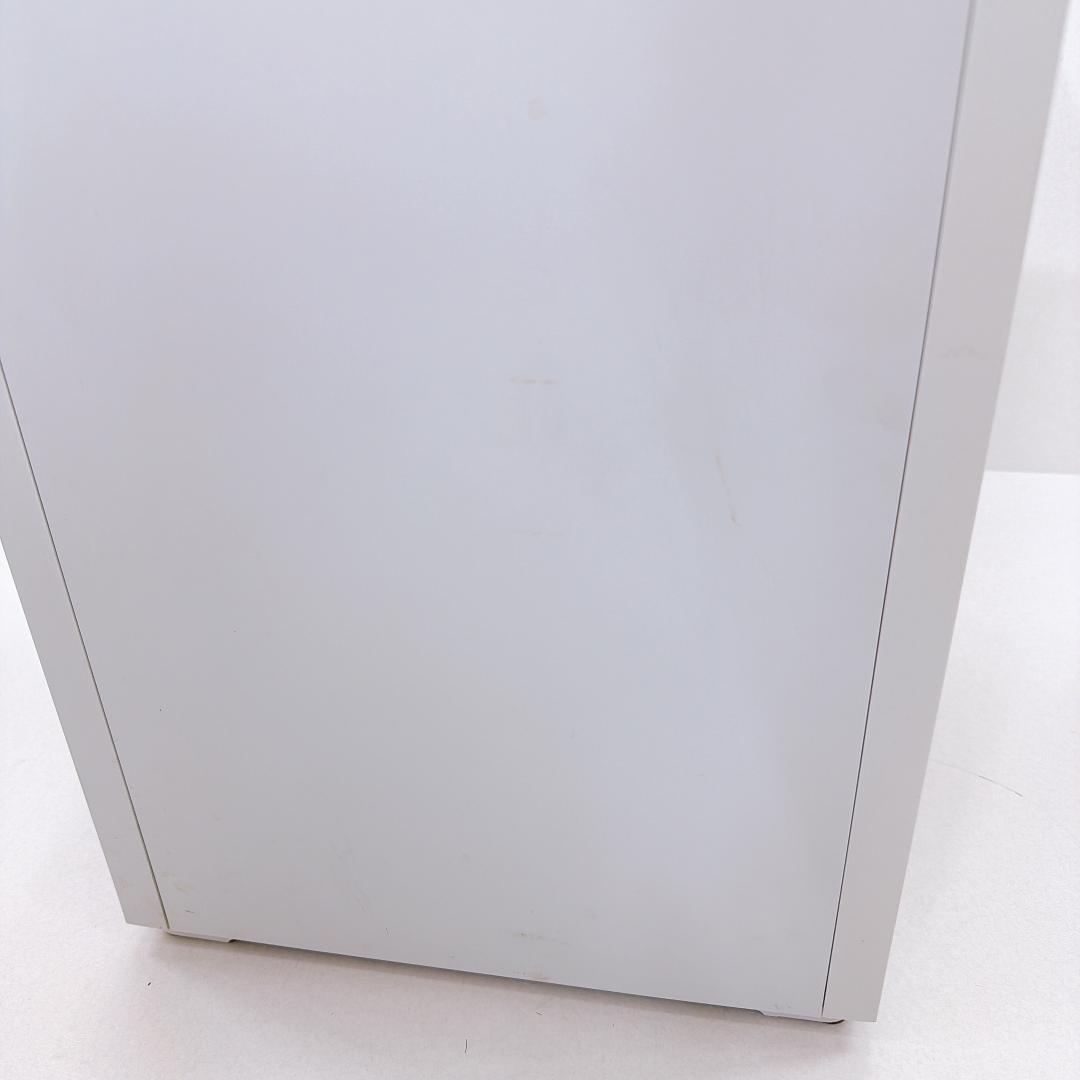 【良品】ZitA SQUARE 45L／ホワイト　自動開閉ごみ箱