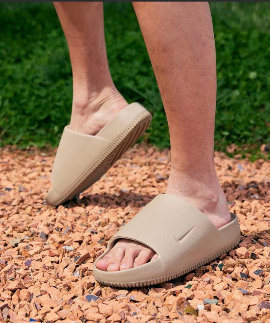 Nike ベージュ スライドサンダル カームスライド 28cm