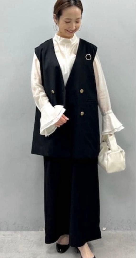 PUAL CE CIN TRダブルデザインジレベスト ブラック