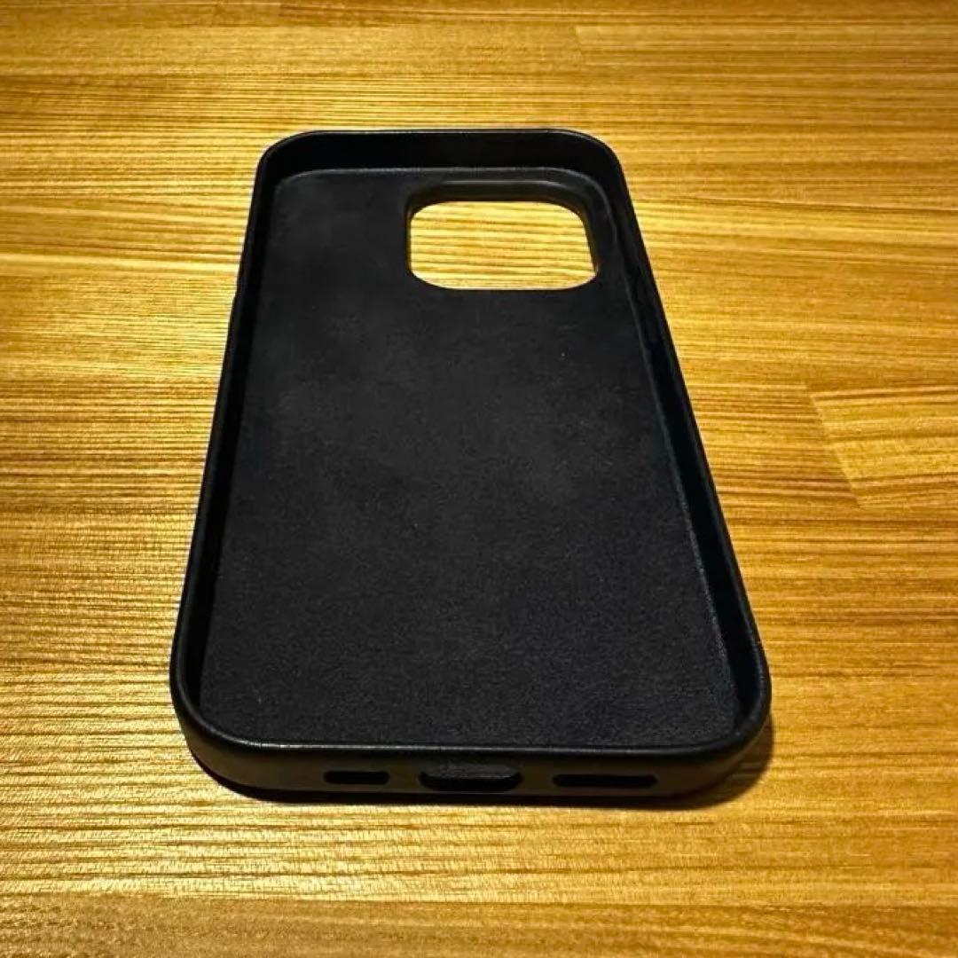 正規品　Apple純正 iPhone14pro レザーケース　【インク】