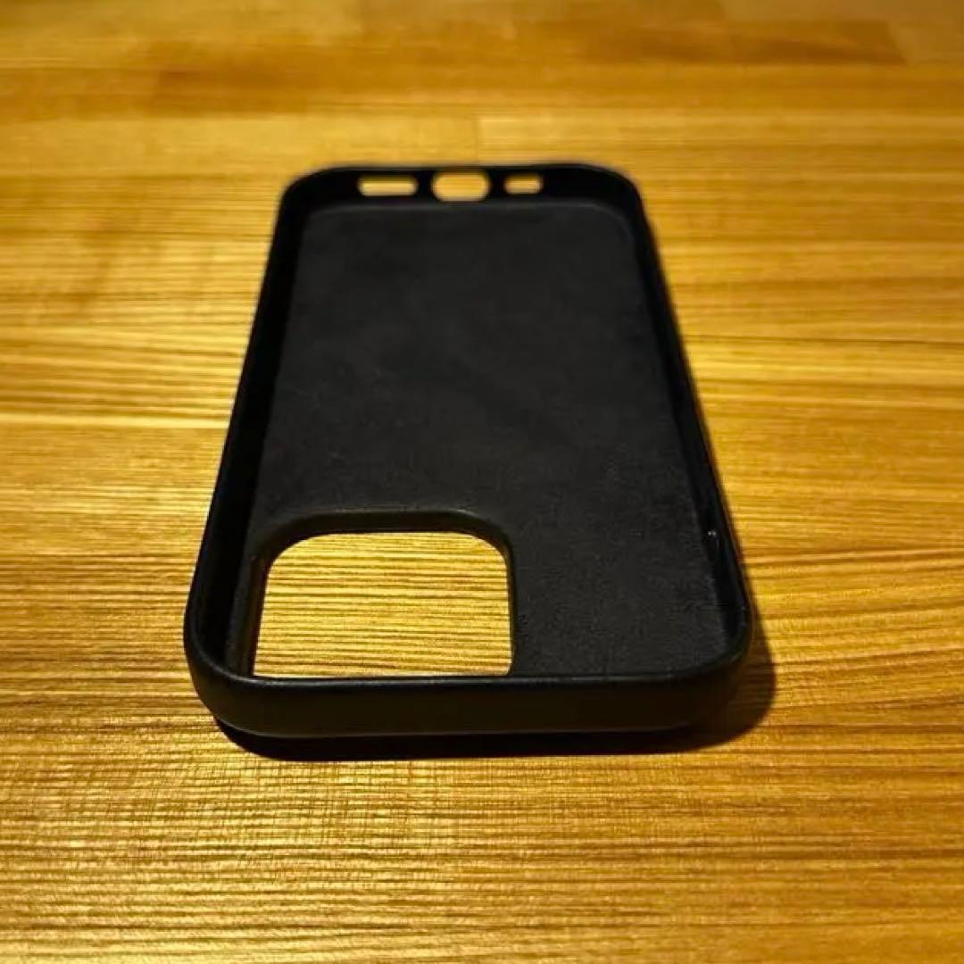 正規品　Apple純正 iPhone14pro レザーケース　【インク】