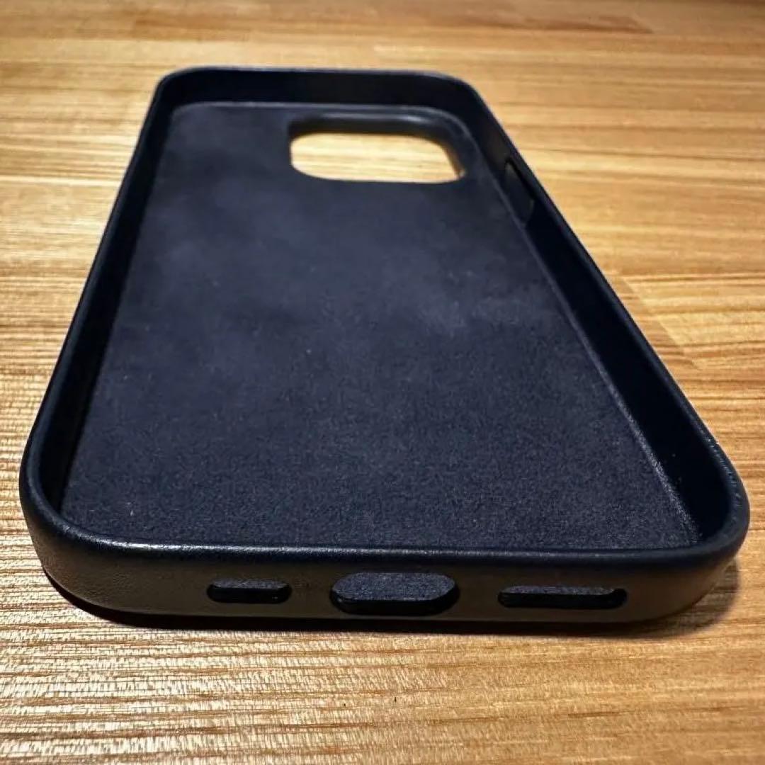 正規品　Apple純正 iPhone14pro レザーケース　【インク】