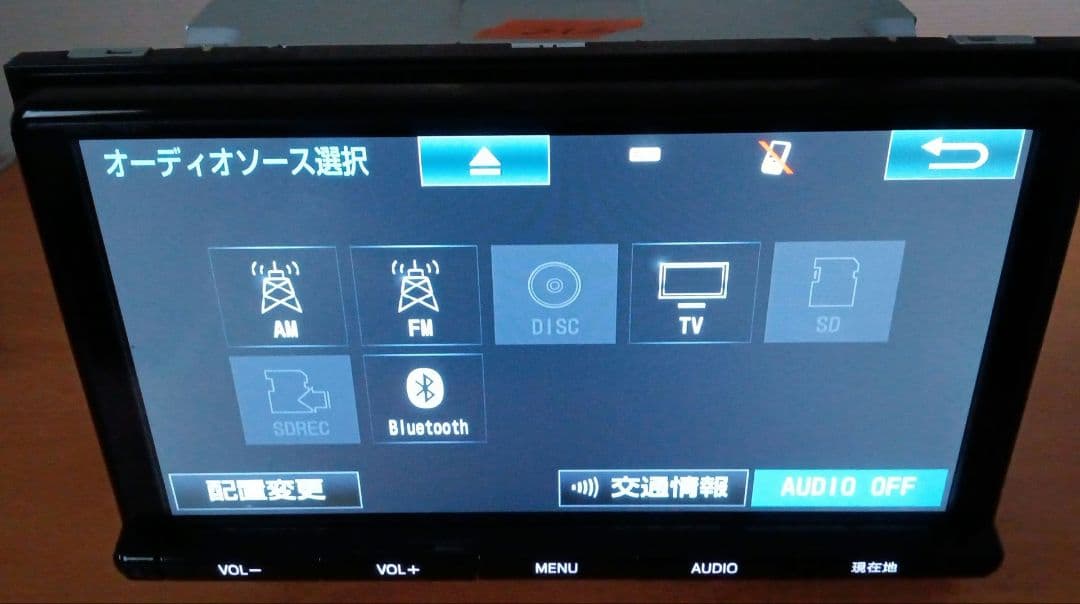 トヨタ純正　9インチカーナビ NSZT-Y66T 地図2018年　フルセグ
