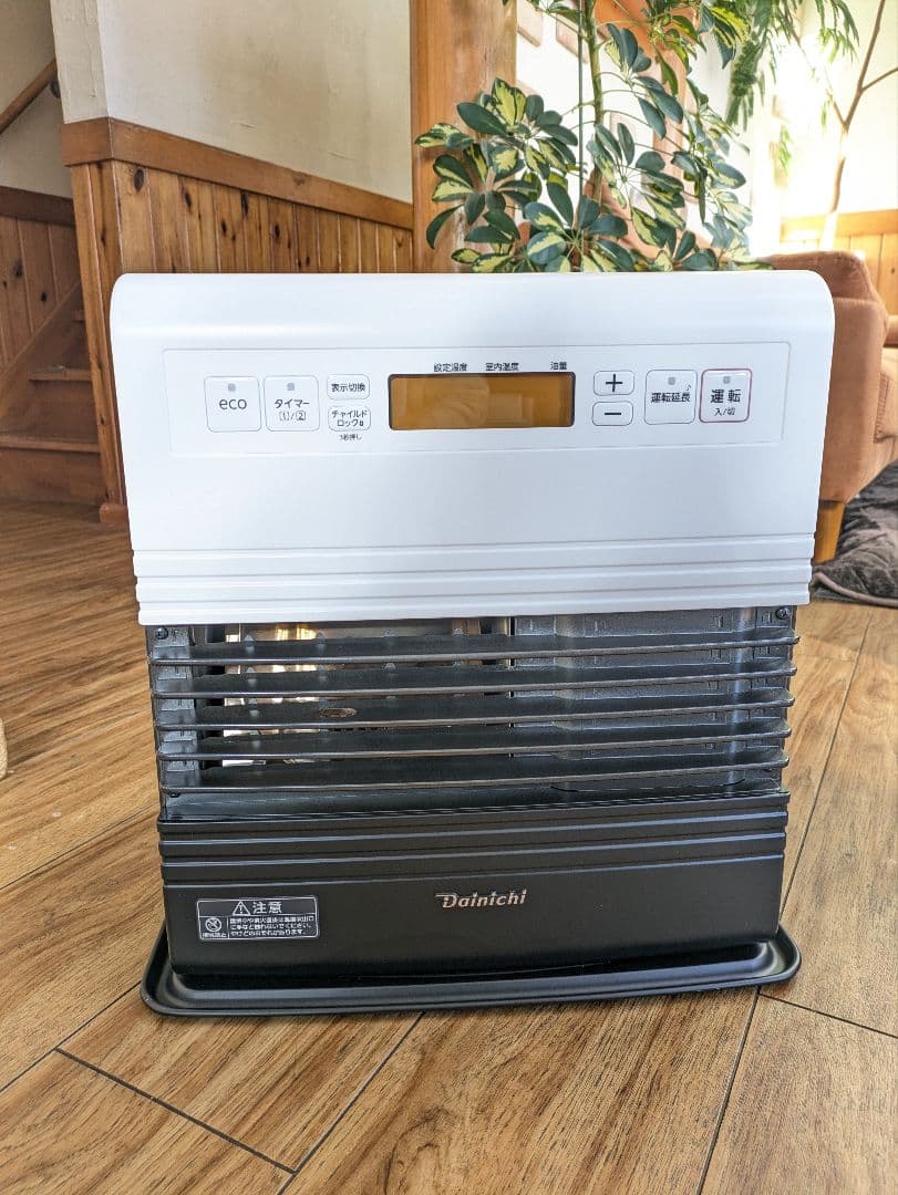 美品　ダイニチ　ファンヒーター　FW-3723GR　ホワイト&ブラック