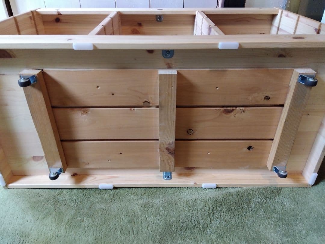 イケア　トロファスト　木製 収納ボックス 大 ３個付き