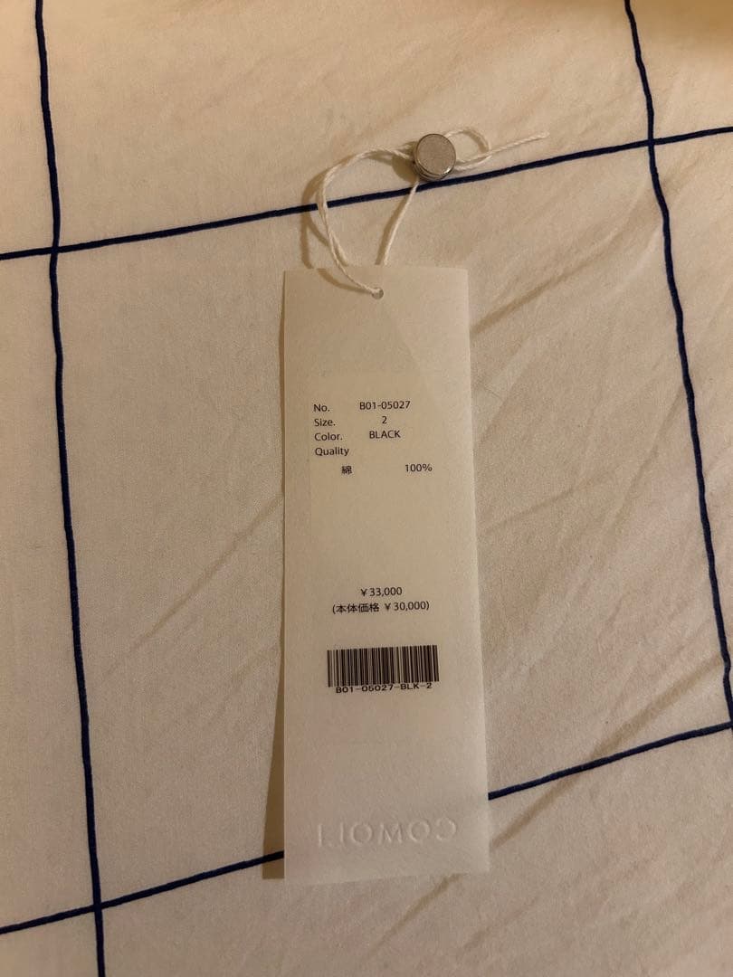 COMOLI LWコットン裏毛 ショーツ 25ss size2