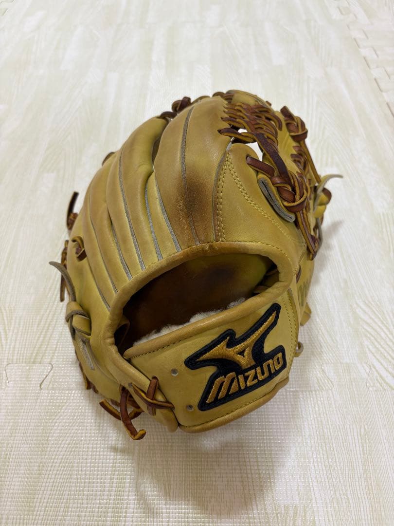 ミズノプロ　硬式　野球　内野手用　グローブ　グローブ袋付