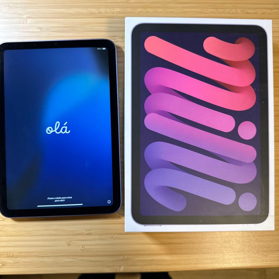 チ*奨様 Apple iPad mini (第6世代) パープル 本体