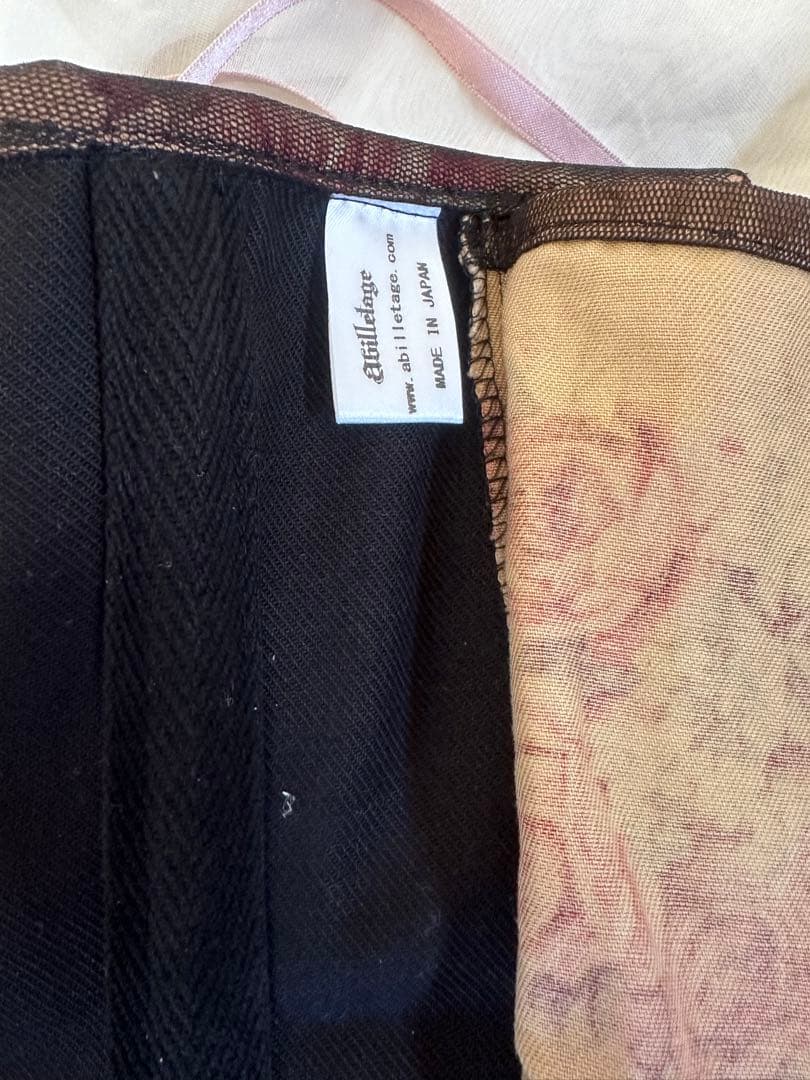 アビエタージュ　コルセット　アンダーバスト　abilletage