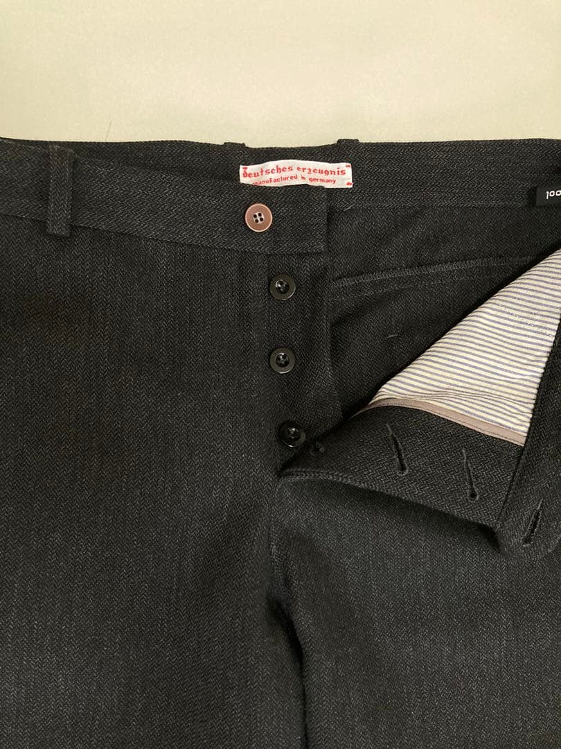 FRANK LEDER ウールパンツ　トラウザーズ