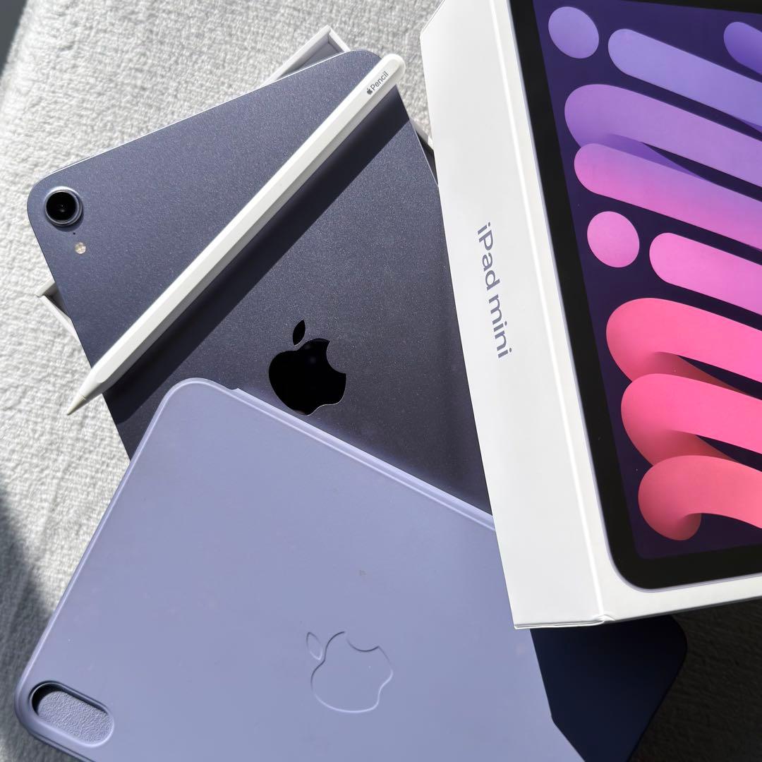 iPad mini6／64GB／Wi-Fi／Apple pencil／純正ケース