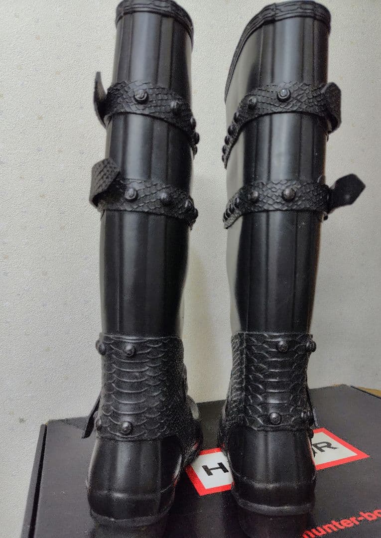 値下げ★HUNTER レインブーツ/FESTIVAL 2011 TALL/美品