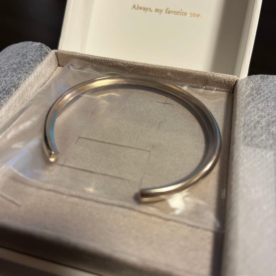 ete シルバーオープンバングル