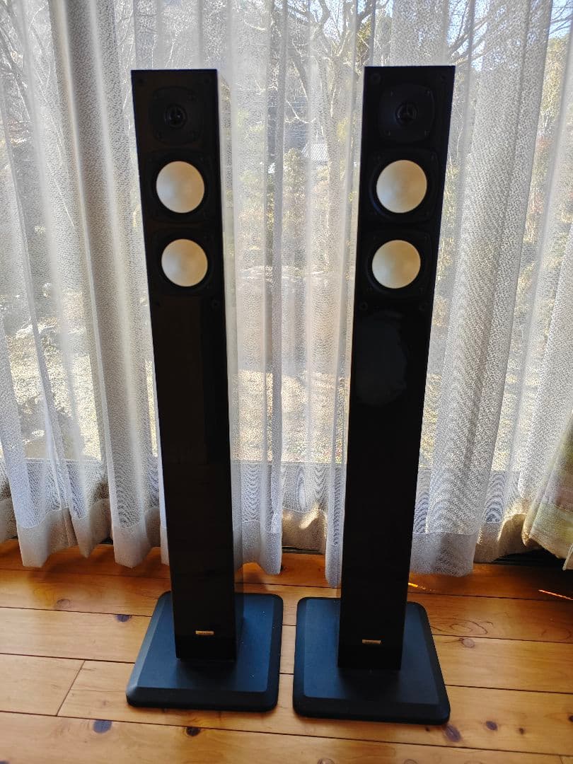 ONKYO オンキョー　トールボーイスピーカー D108E ピアノブラック