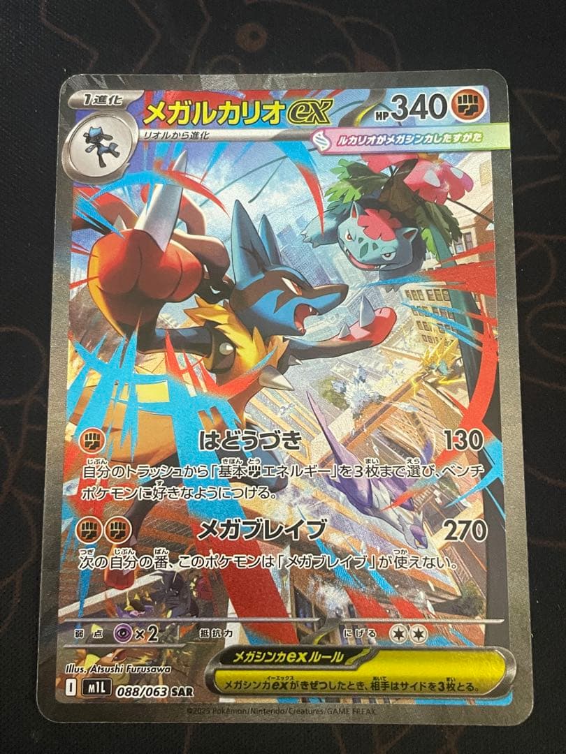 メガルカリオex　メガフシギバナex　SAR2枚 メガブレイブ