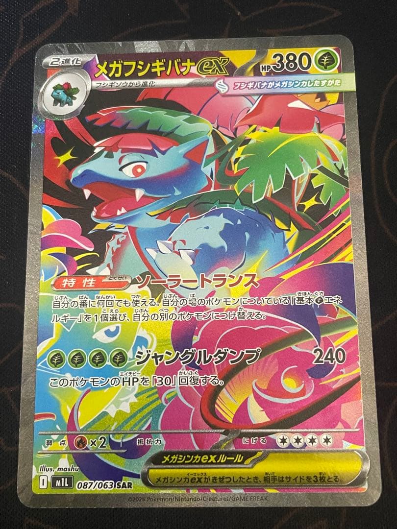 メガルカリオex　メガフシギバナex　SAR2枚 メガブレイブ