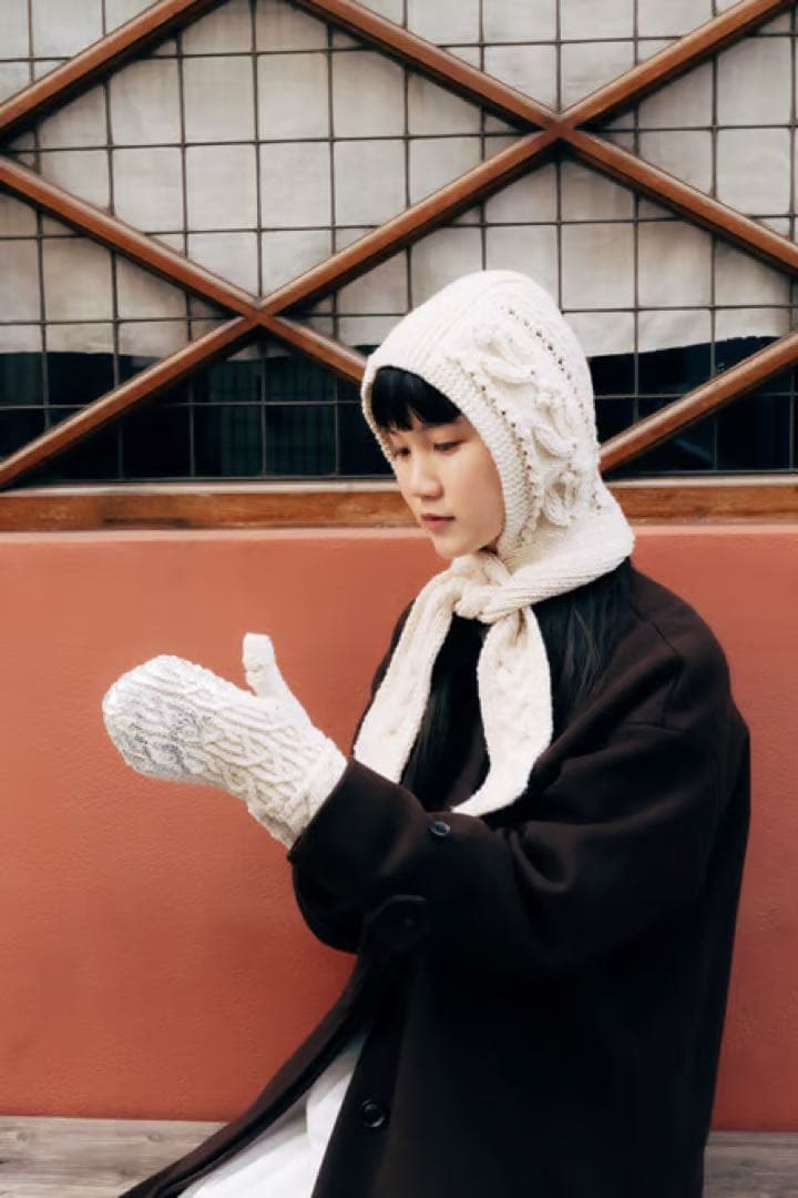 最終値下げ！yuki fujisawa バラクラバ ivory